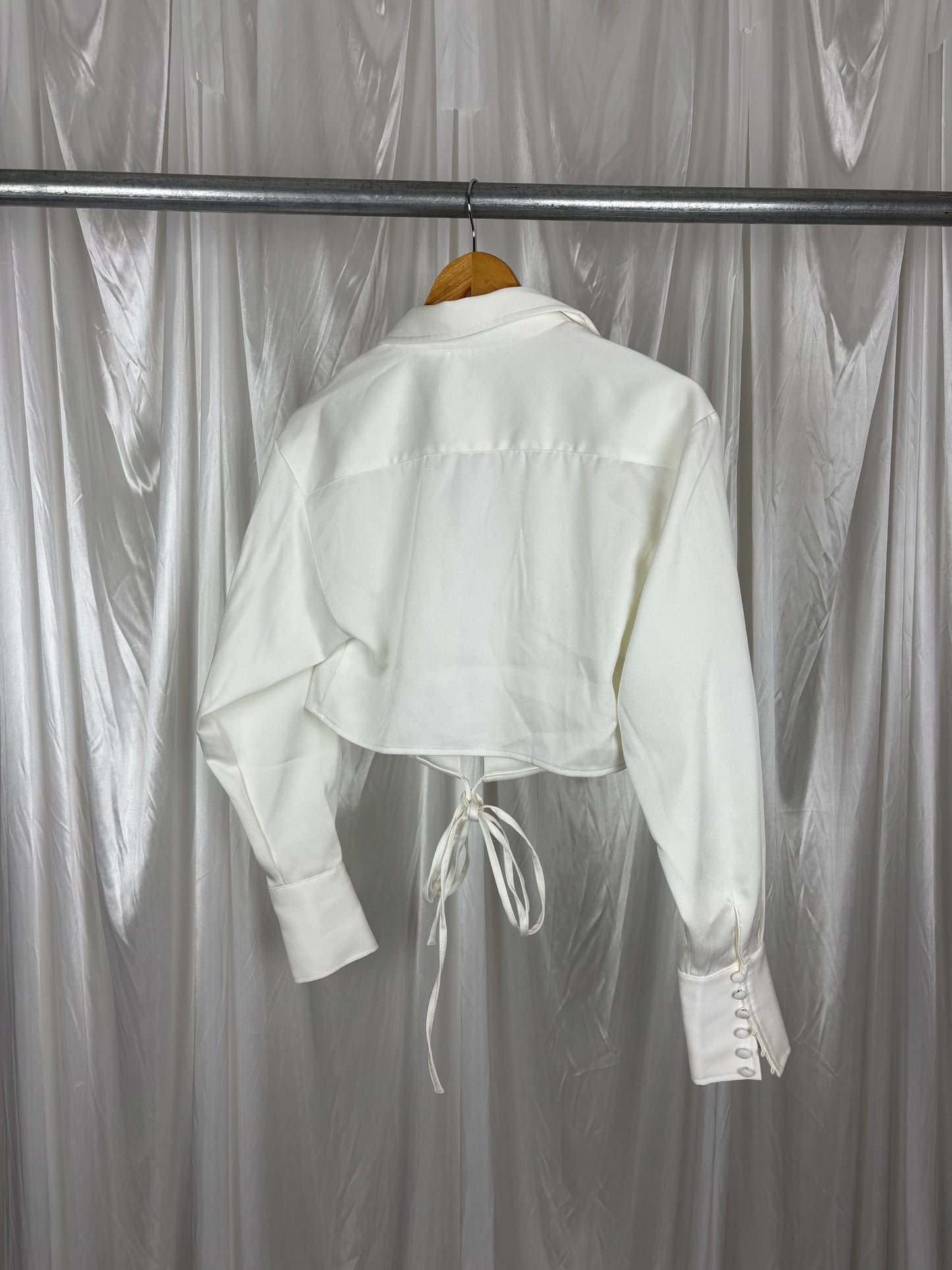 Dazie White Blazer Top - 10
