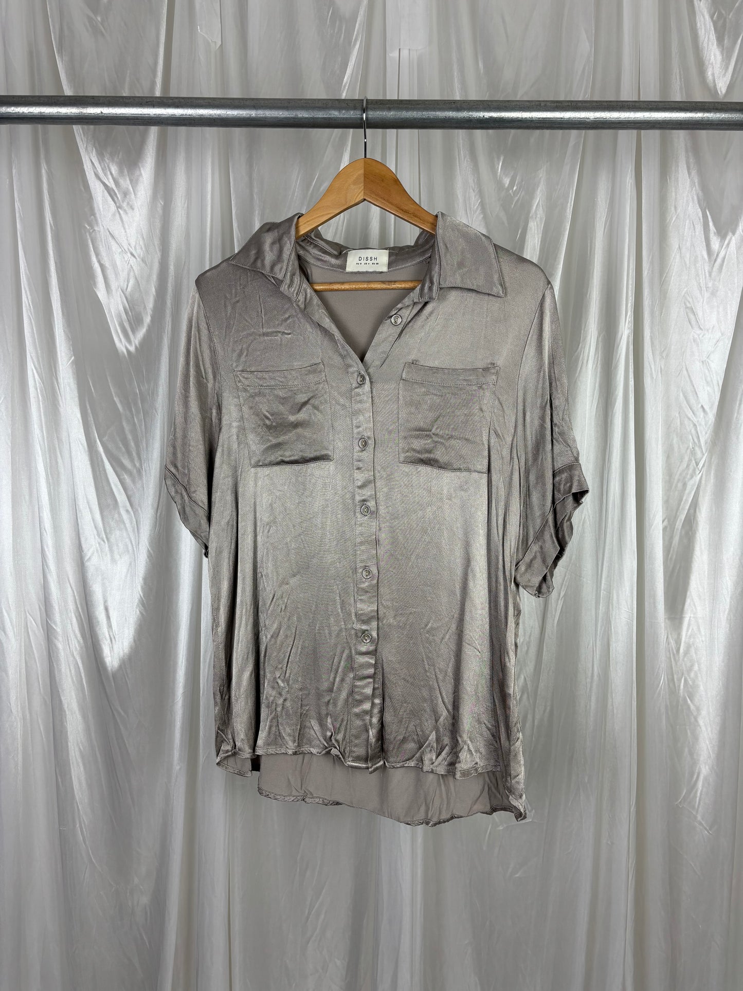 Dissh Simone Satin Vacation Shirt - 8
