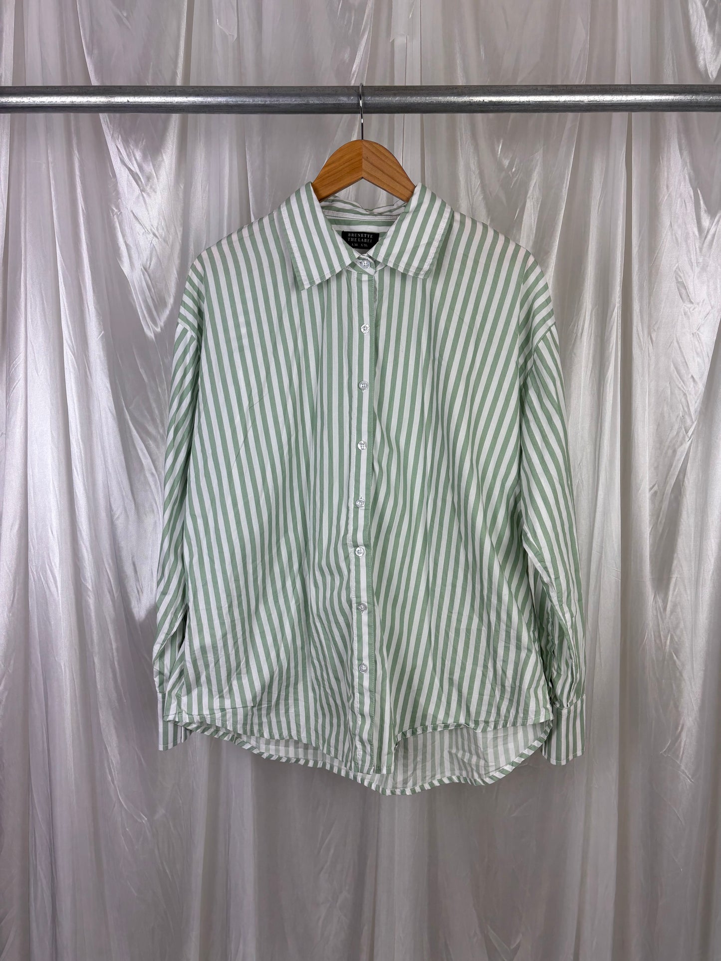 Brunette The Label Striped Shirt - L/XL