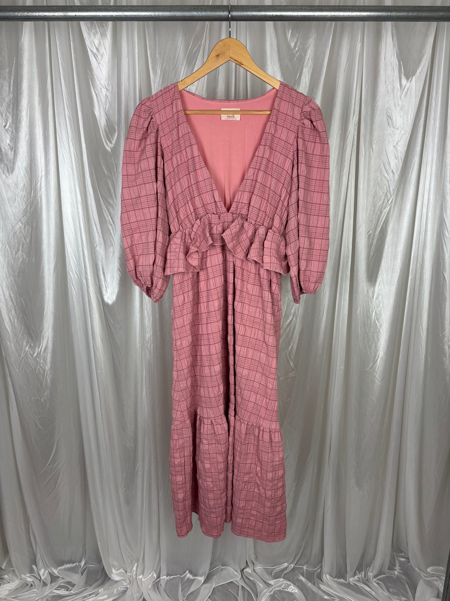 Showpo Pink Midi Dress - 8