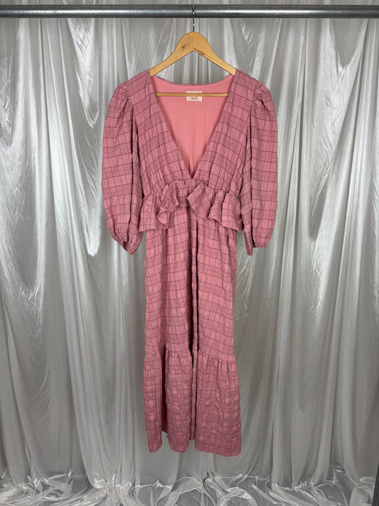 Showpo Pink Midi Dress - 8