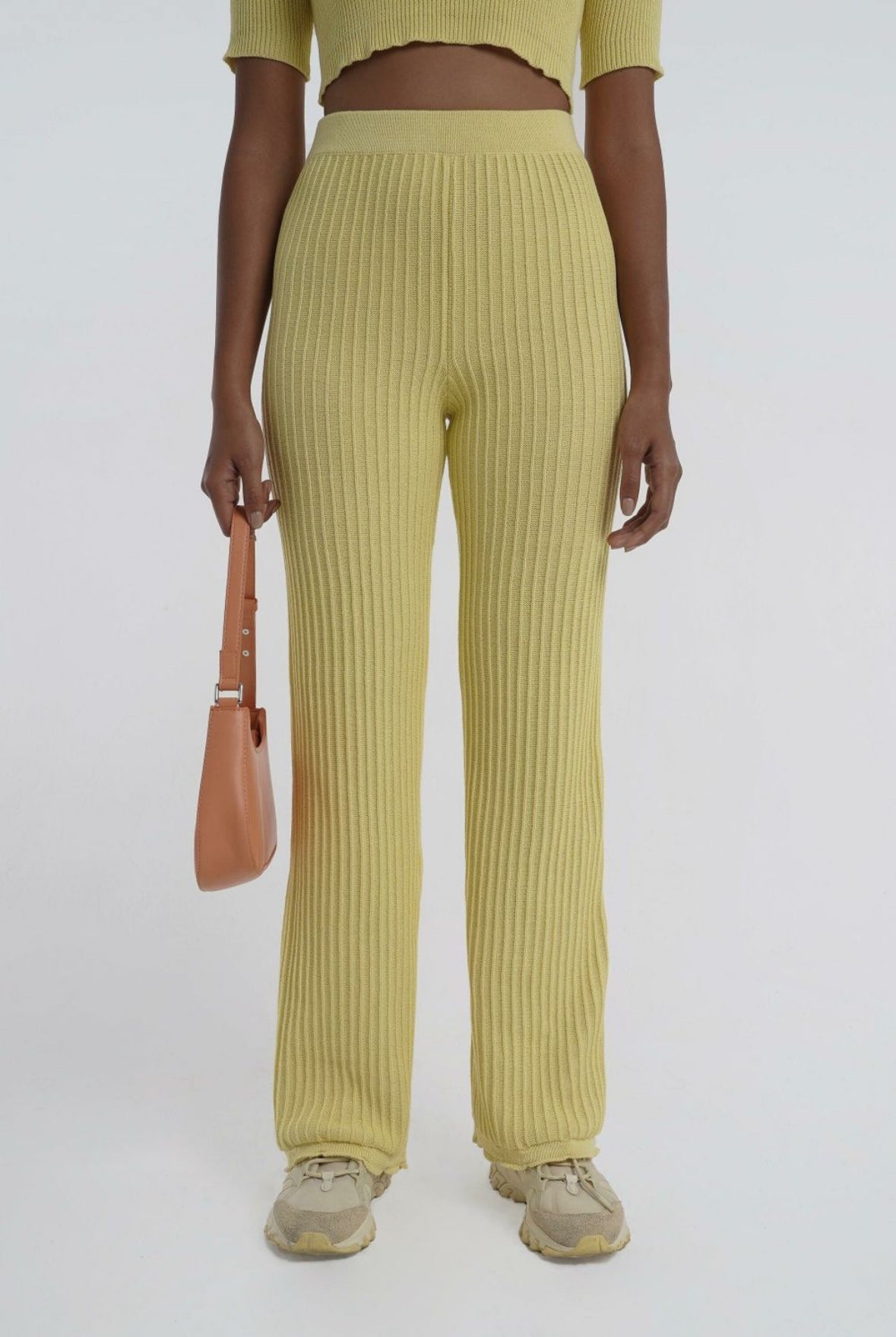 Arthur Yellow Knit Pants - 8