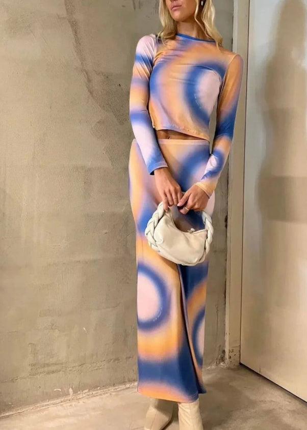 With Harper Lu Wisteria Orb Top - XS