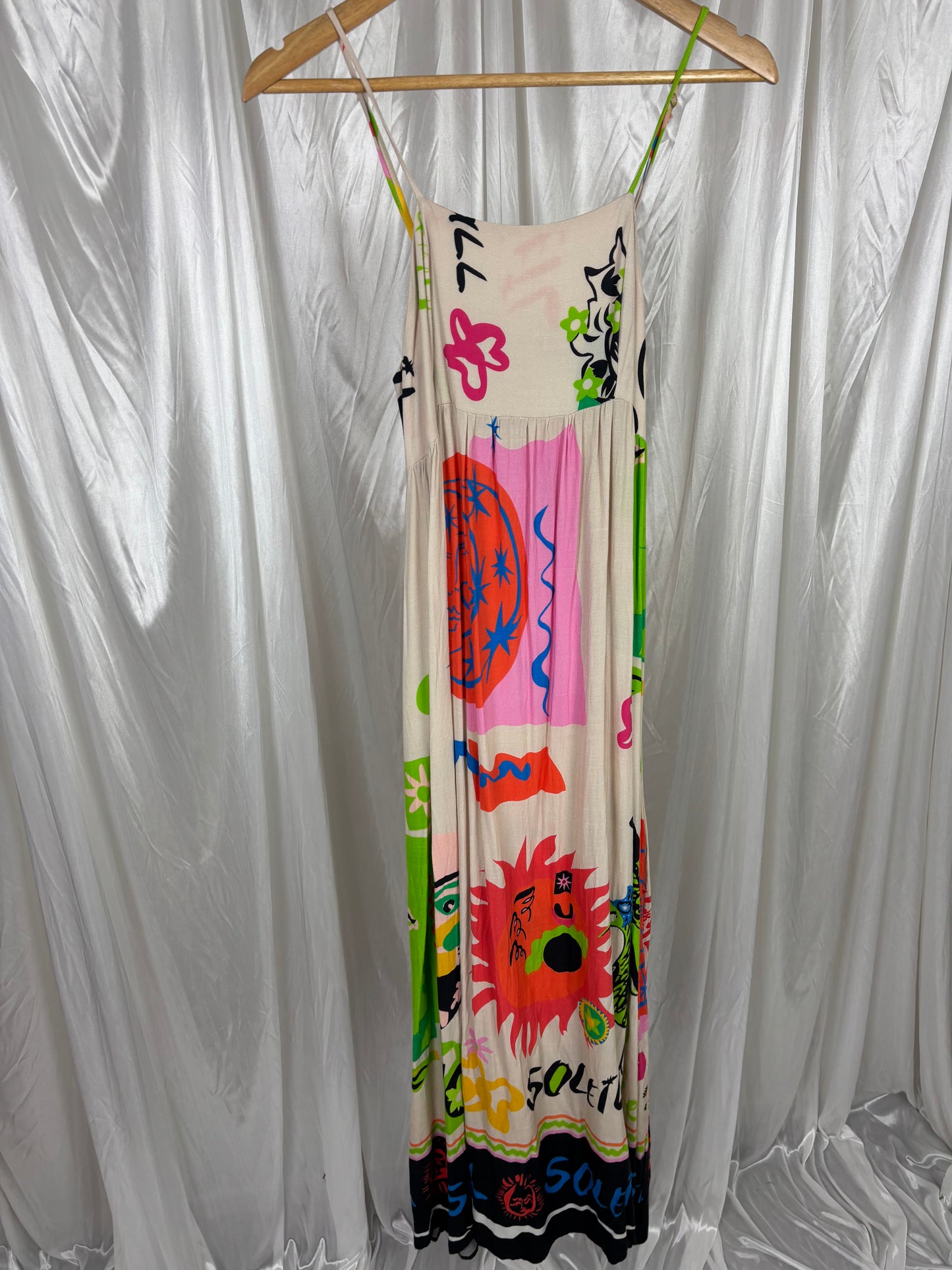 Pink Diamond Patterned Midi Dress - 10