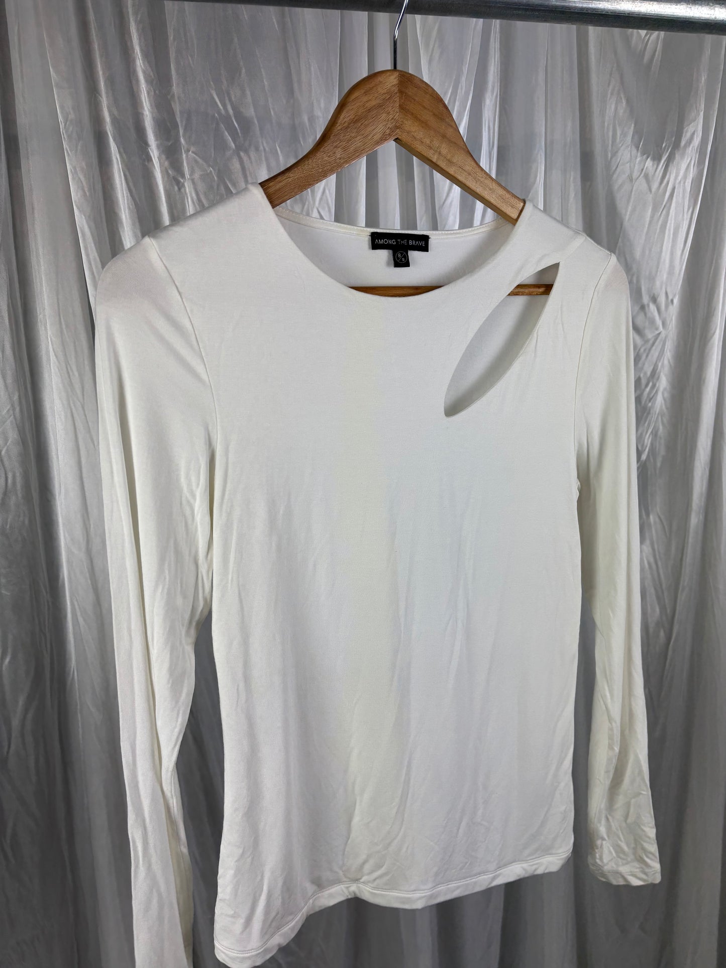 Among The Brave White Top - 8