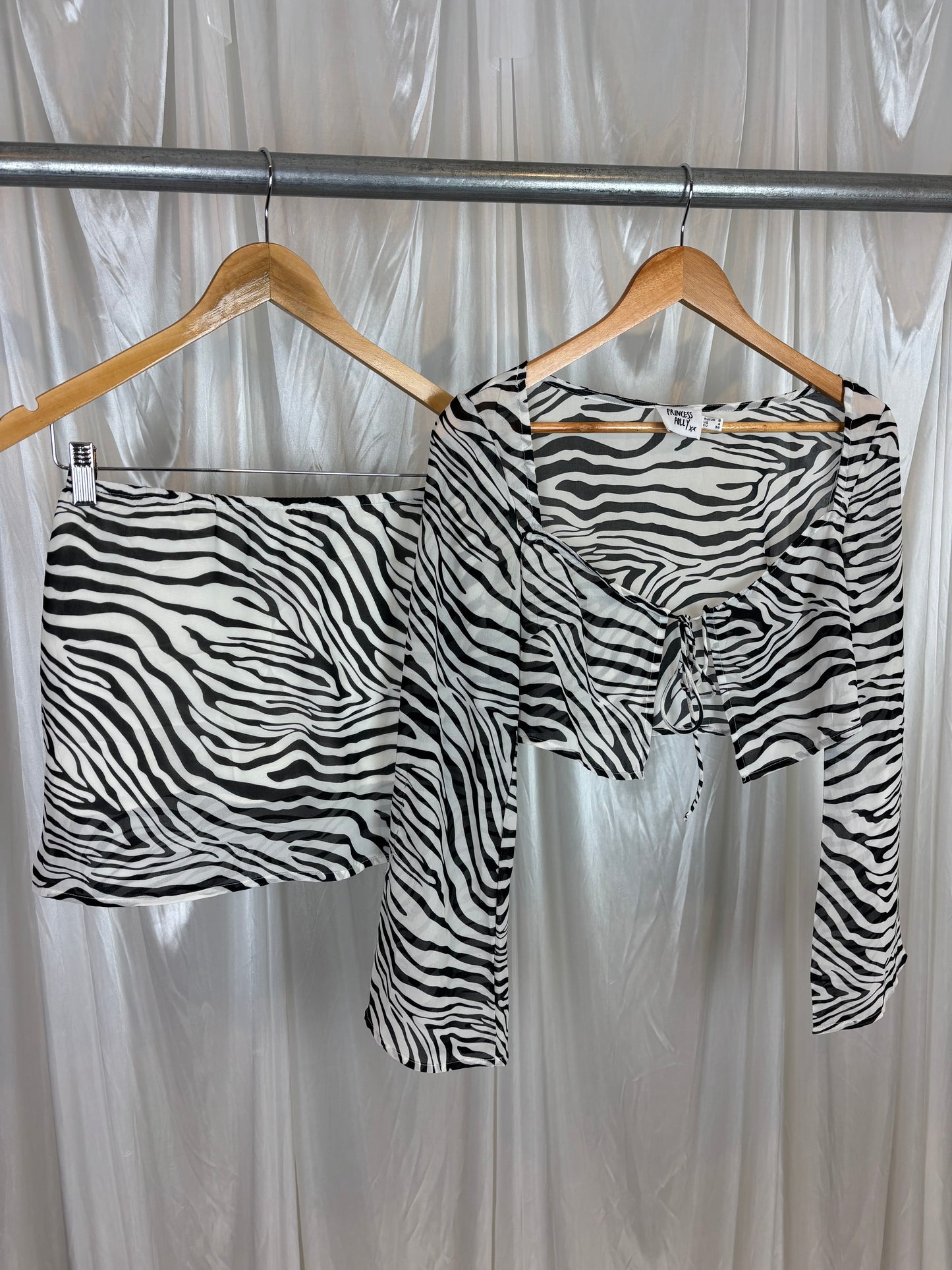 Princess Polly Zebra Print Set - 8