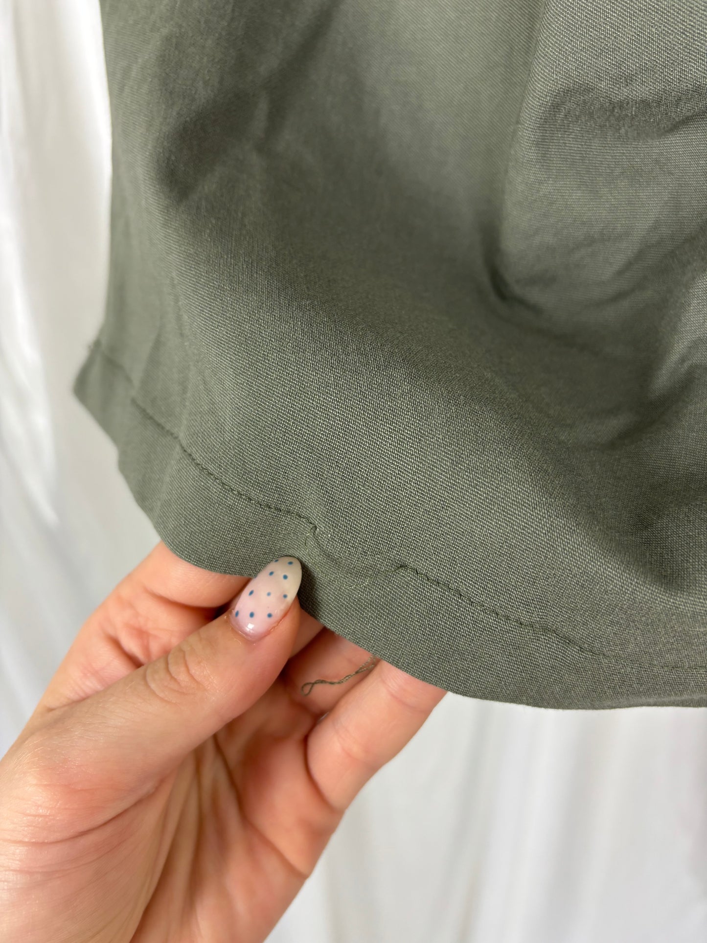 Zara Green Off The Shoulder Top - S