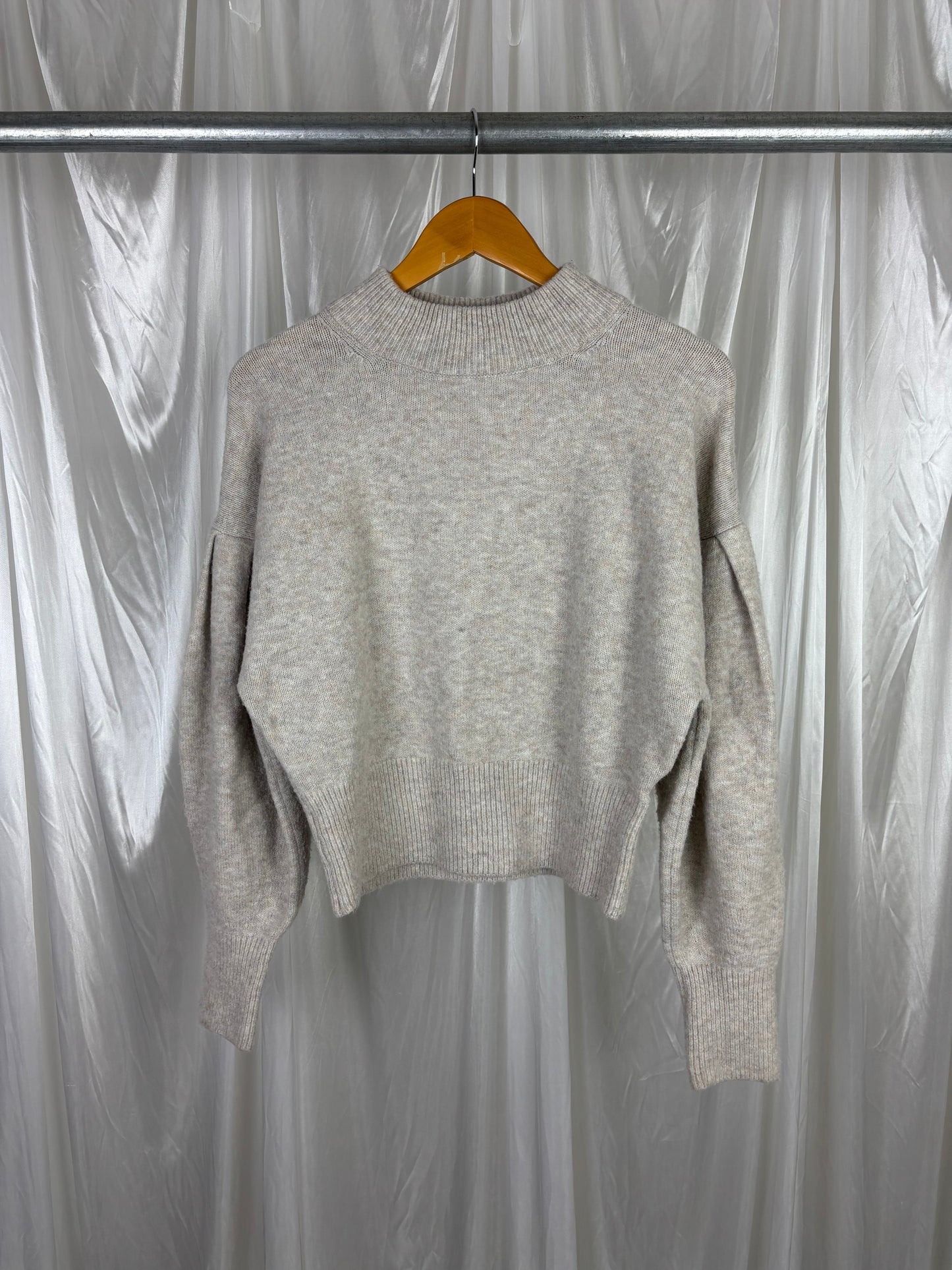 H&M Beige Knit Jumper - XS